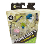 Minecraft 6 End Stone Pig Zombie Webs Mini Figures 3 Pack - Radar Toys