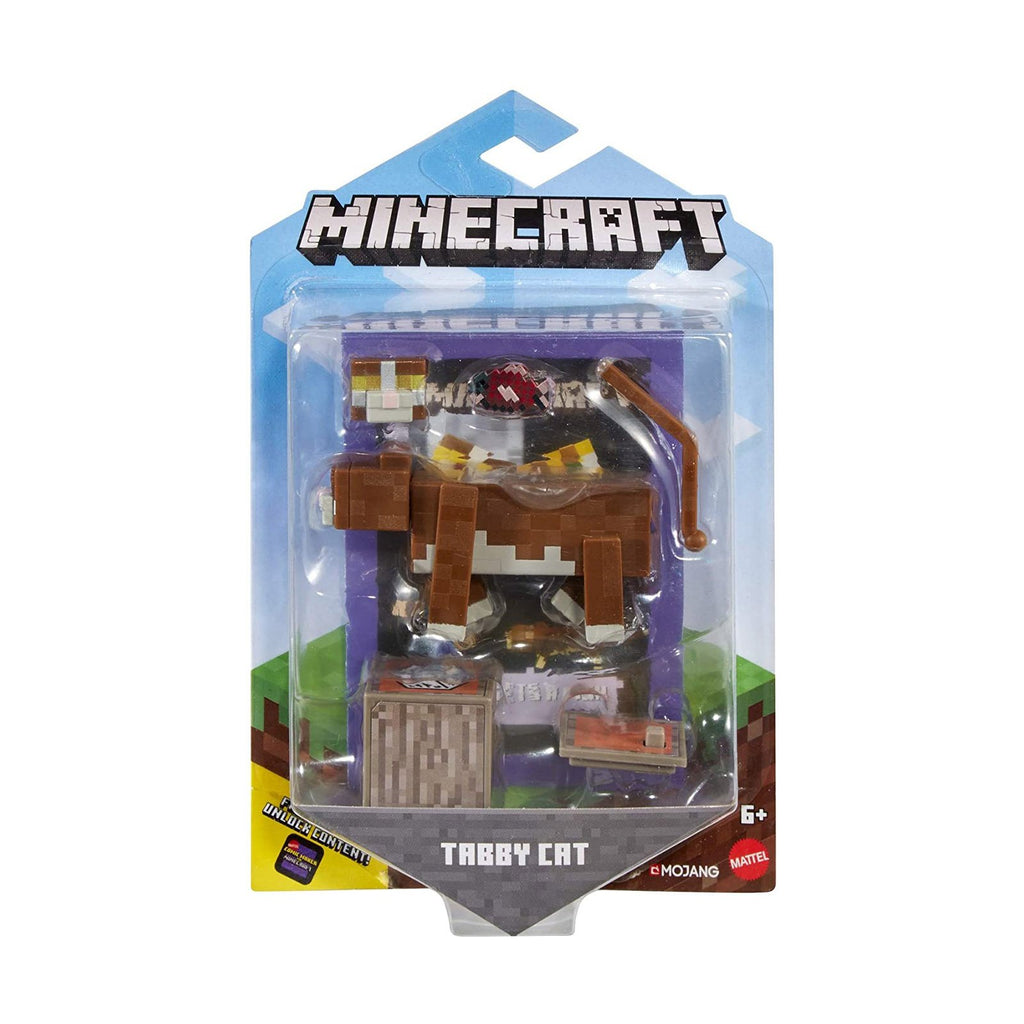 Minecraft Comic Maker Tabby Cat Action Figure