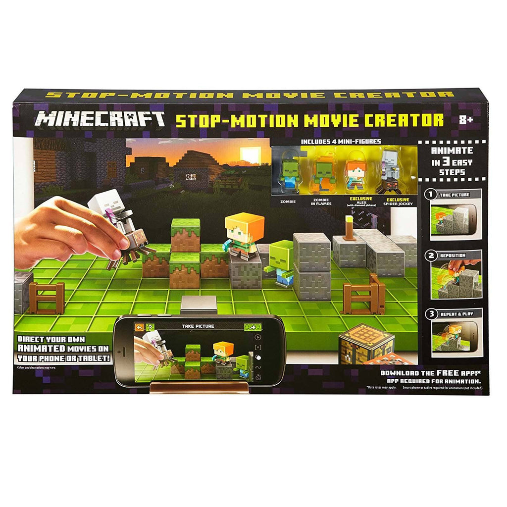 Minecraft Stop-Motion Movie Creator Mini Figure Set