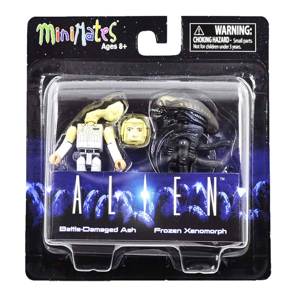 Minimates Alien Series 3 Battle-Damaged Ash And Frozen Xenomorph Figure Set - Radar Toys