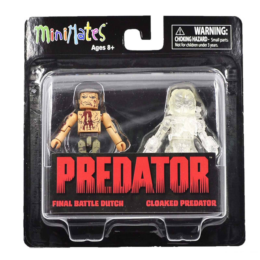 Minimates Predator Series 2 Final Battle Dutch Cloaked Predator Figure Set - Radar Toys