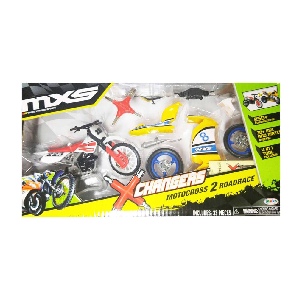 MXS Changers Motocross 2 Road Race Playset - Radar Toys