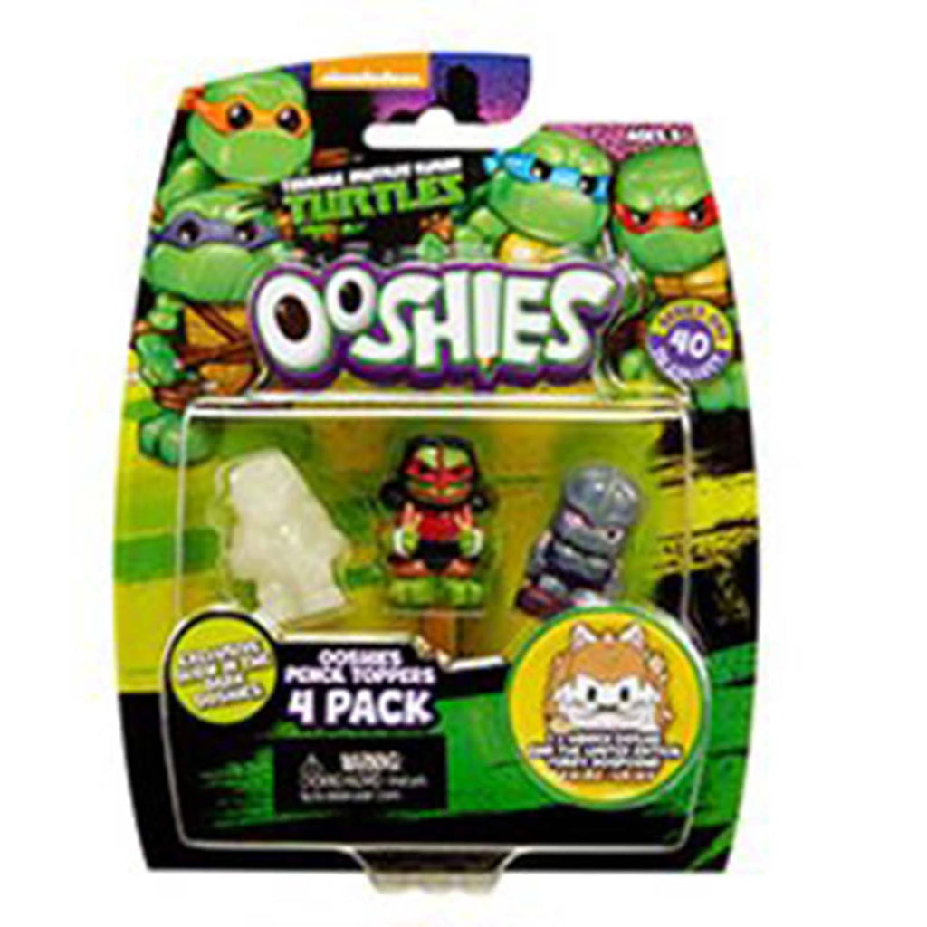 Ooshies Teenage Mutant Ninja Turtles Series 1 Raph 4 Figure Set - Radar Toys