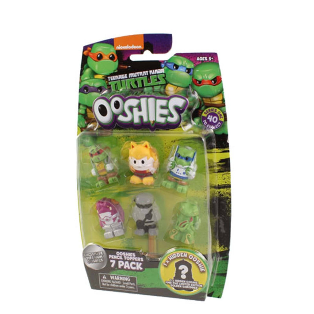 Ooshies Teenage Mutant Ninja Turtles Series 1 Set 2 7 Figure Set - Radar Toys