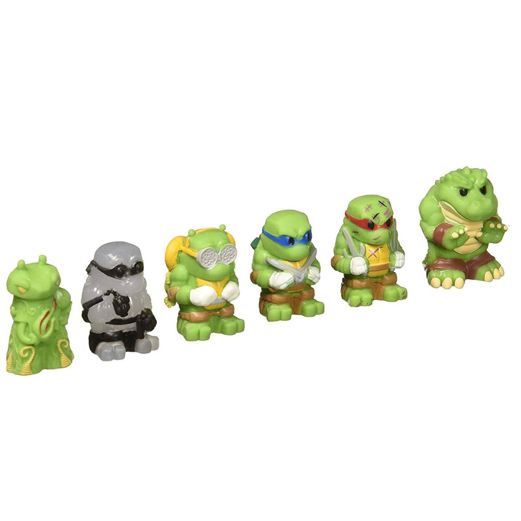 Ooshies Teenage Mutant Ninja Turtles Series 1 Set 3 7 Figure Set - Radar Toys