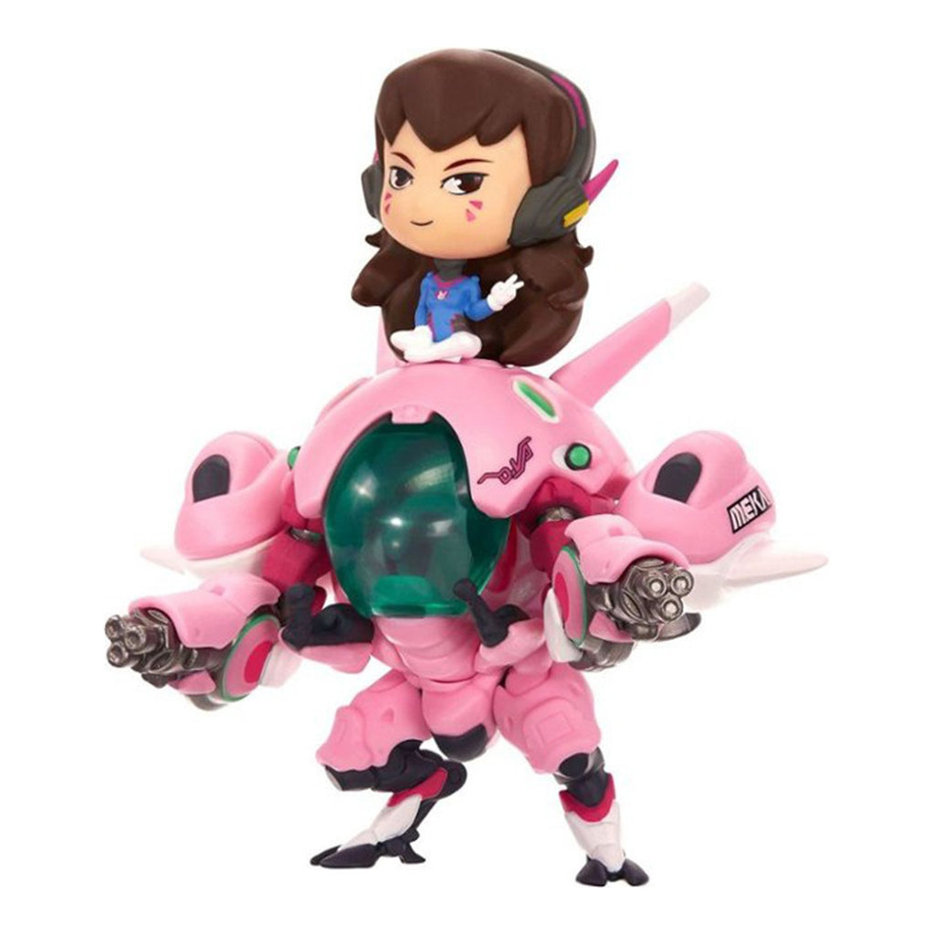 Overwatch Cute But Deadly D. Va With Meka 5 Inch Figure