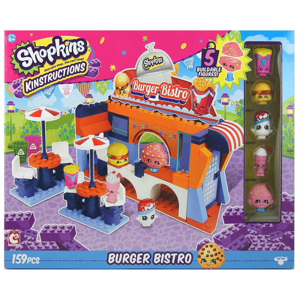 Shopkins Kinstructions Burger Bistro Building Kit Set