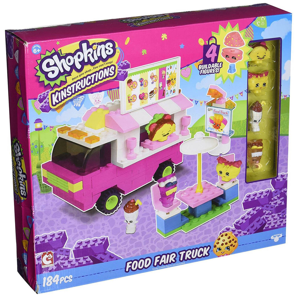 Shopkins Kinstructions Food Fair Truck Building Kit Set