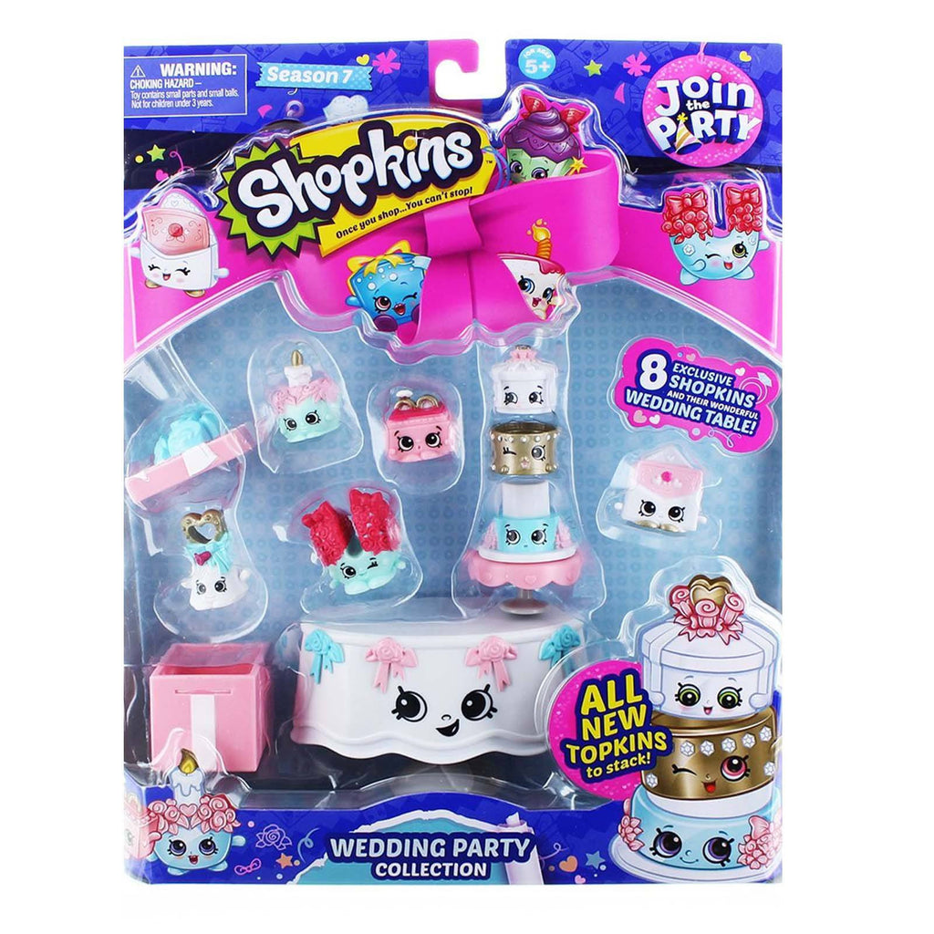 Shopkins Season 7 Join The Party Wedding Party Figure Collection - Radar Toys