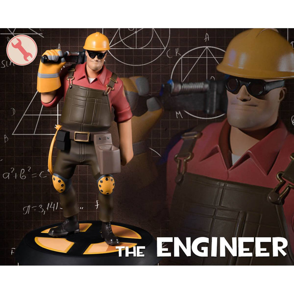 Team Fortress Gaming Heads Limited Edition 12 Inch Statue Red Engineer