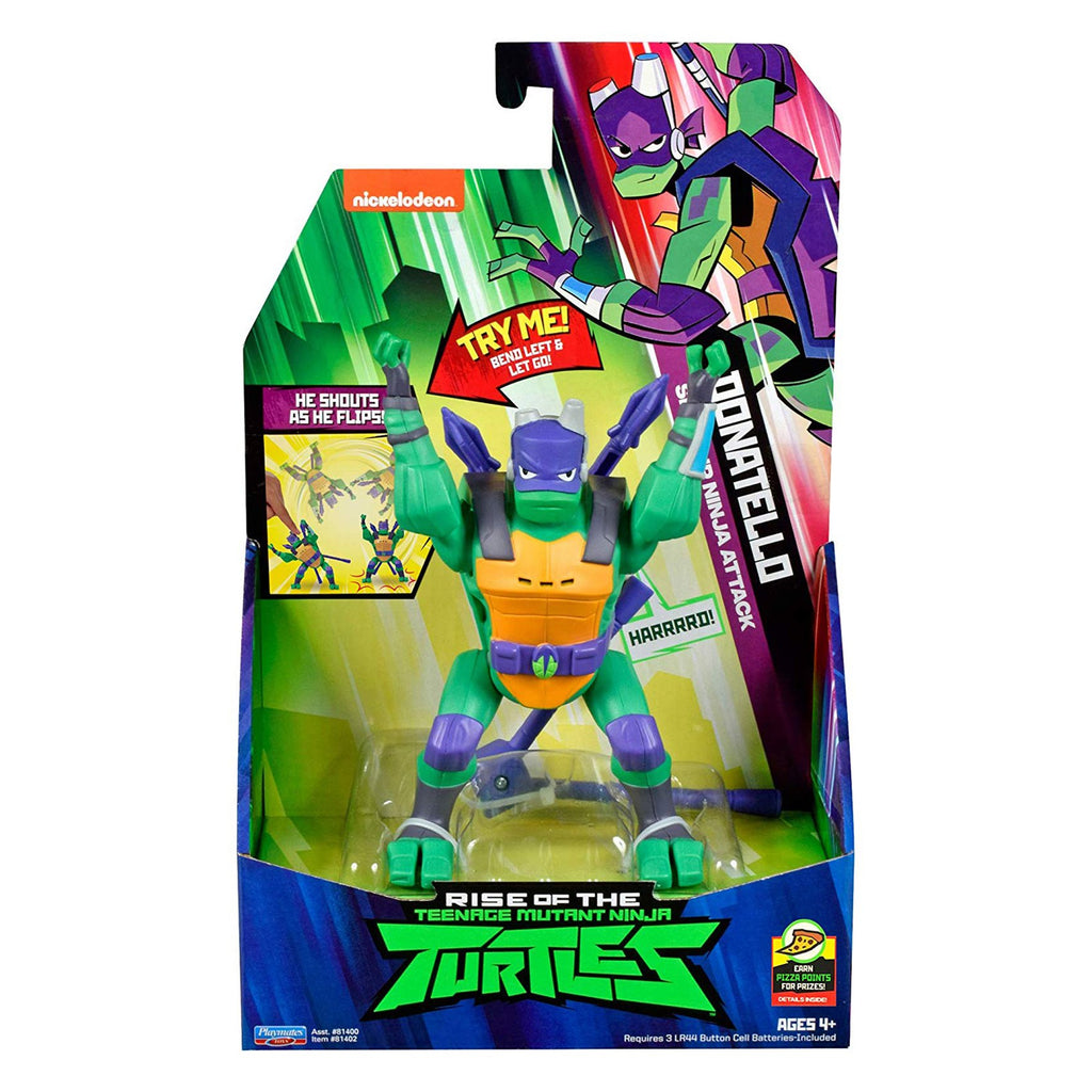 Teenage Mutant Ninja Turtles Rise Of Deluxe Donatello Attack Action Figure - Radar Toys
