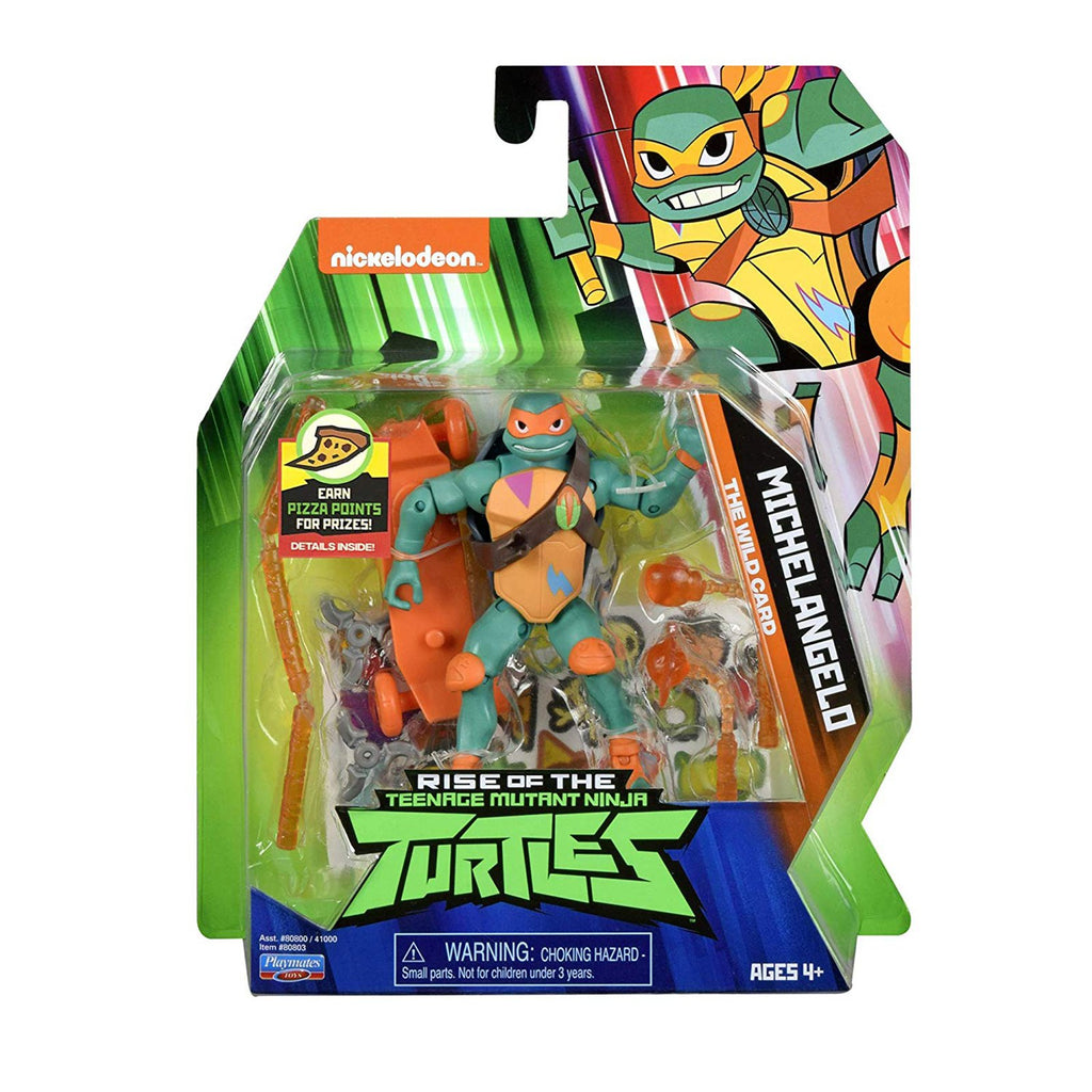 Teenage Mutant Ninja Turtles Rise Of Michelangelo Wild Card Action Figure - Radar Toys