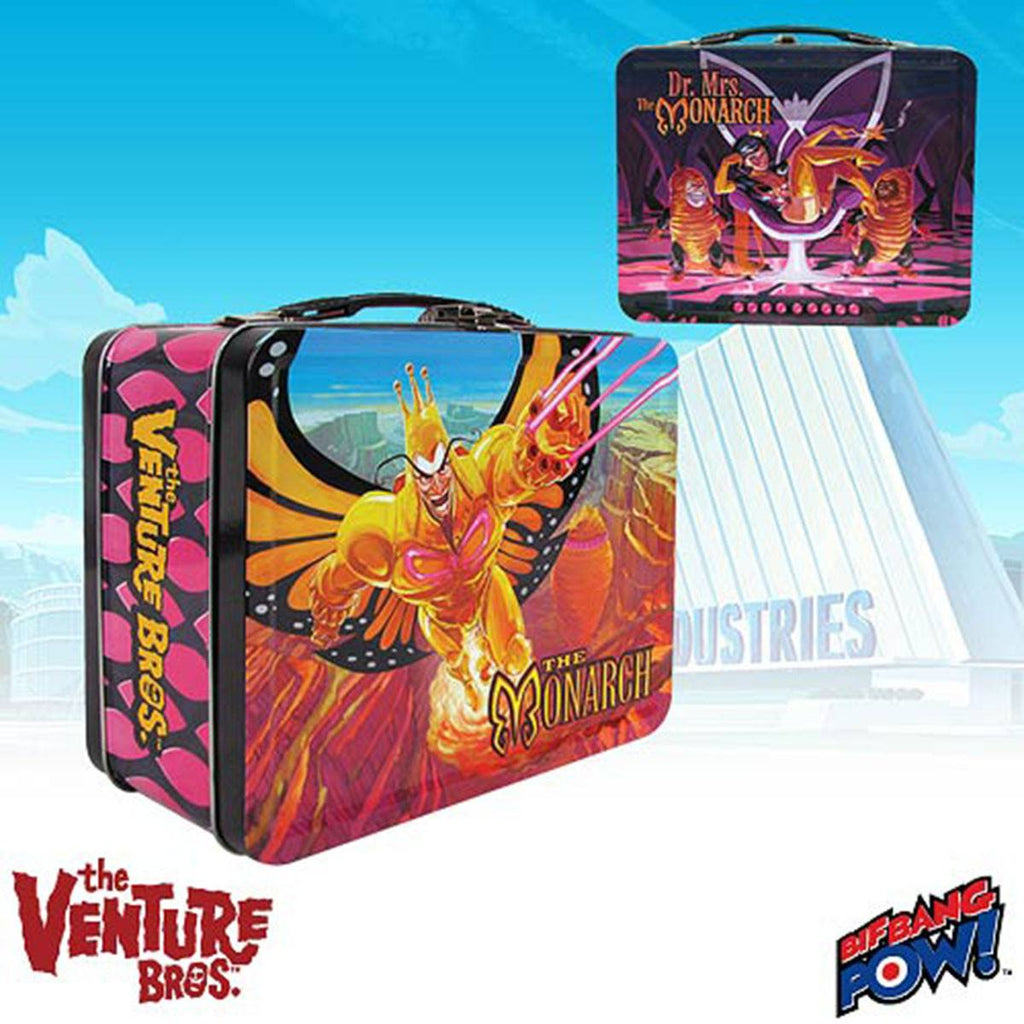The Venture Bros. Death's Head Monarch And Dr. Mrs. The Monarch Metal Tin Lunch Box - Radar Toys
