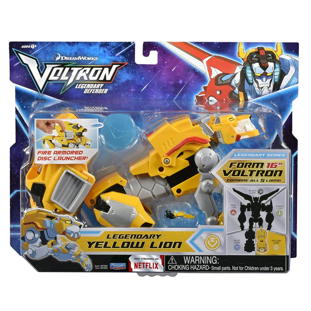 Voltron Combinable Legendary Yellow Lion Action Figure - Radar Toys