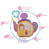 Disney Baby Belle Soft Book And Teether - Radar Toys