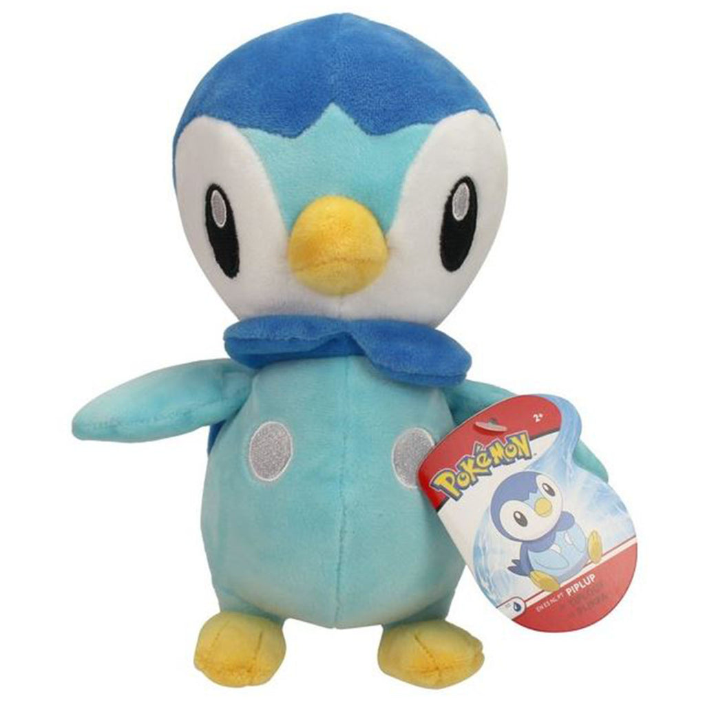 Wicked Cool Toys Pokemon Piplup 8 Inch Plush Figure - Radar Toys