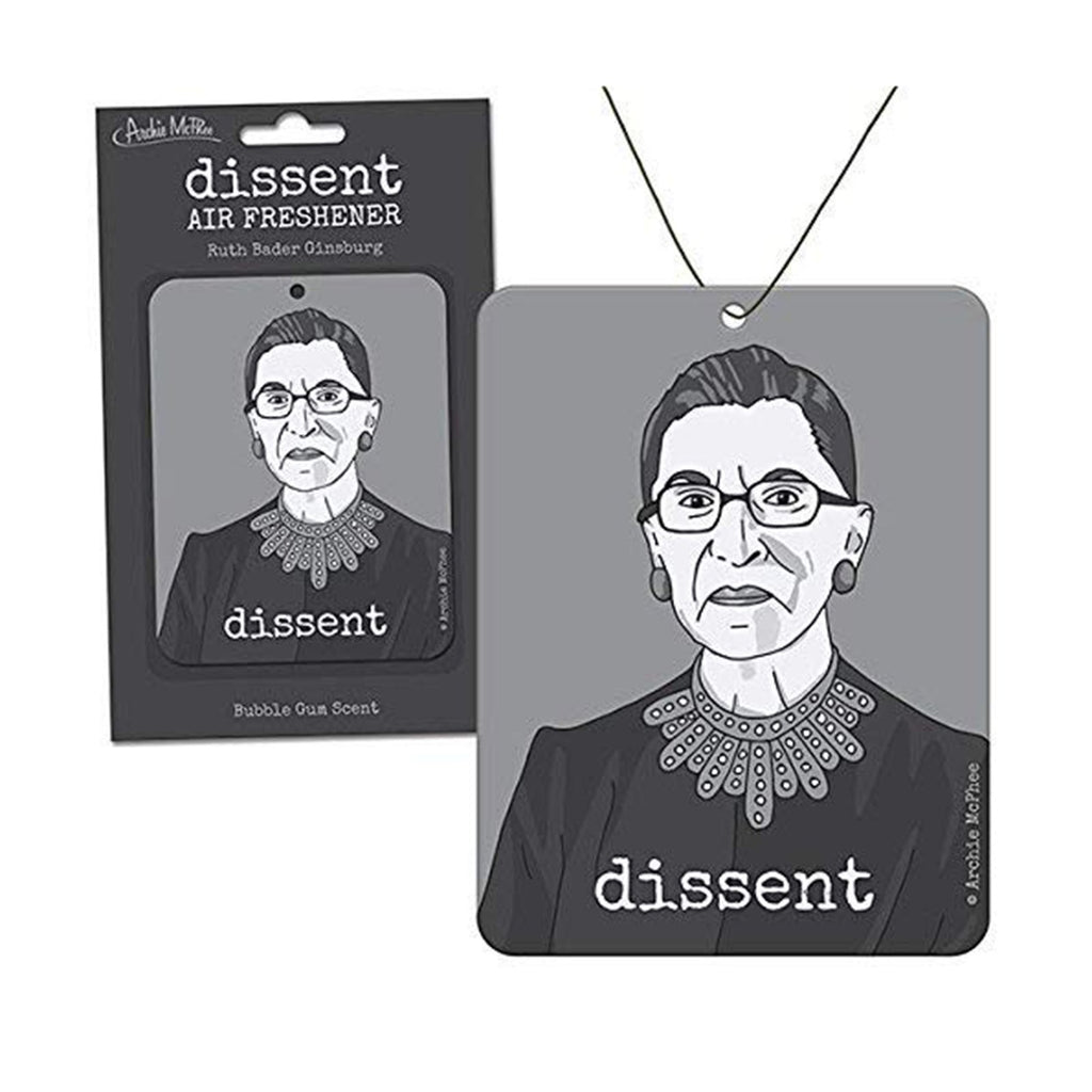 Dissent Ruth Bader Gensburg Bubble Gum Scent Air Freshener