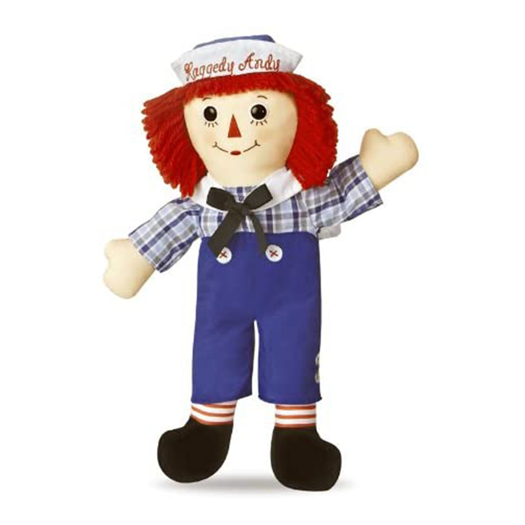 Aurora Raggedy Andy Classic Large 16 Inch Plush Figure