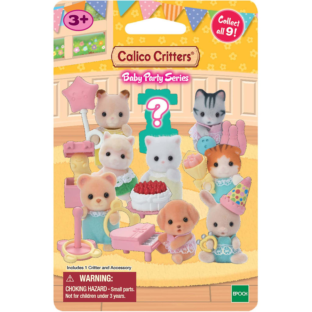 Calico Critters Baby Party Series Single Blind Bag Figure - Radar Toys