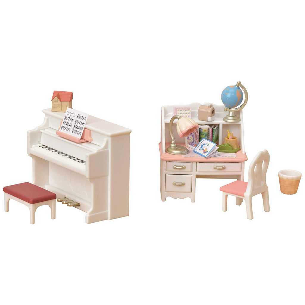 Calico Critters Piano And Desk Furniture Set - Radar Toys