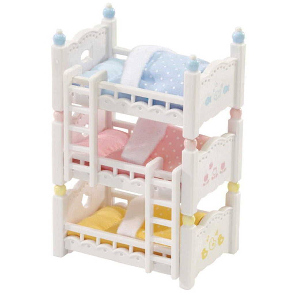 Calico Critters Triple Baby Bunk Beds Set - Radar Toys