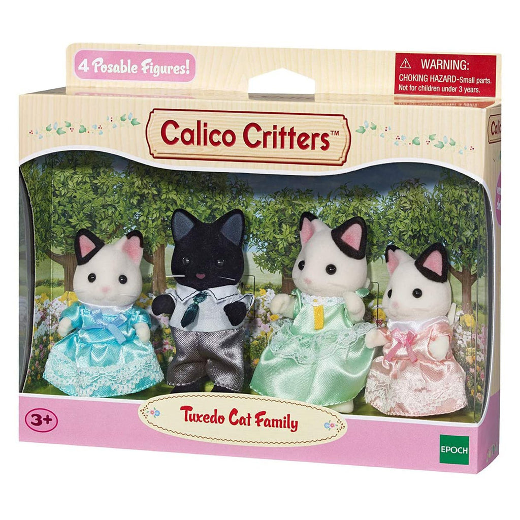 Calico Critters Tuxedo Cat Family Set - Radar Toys