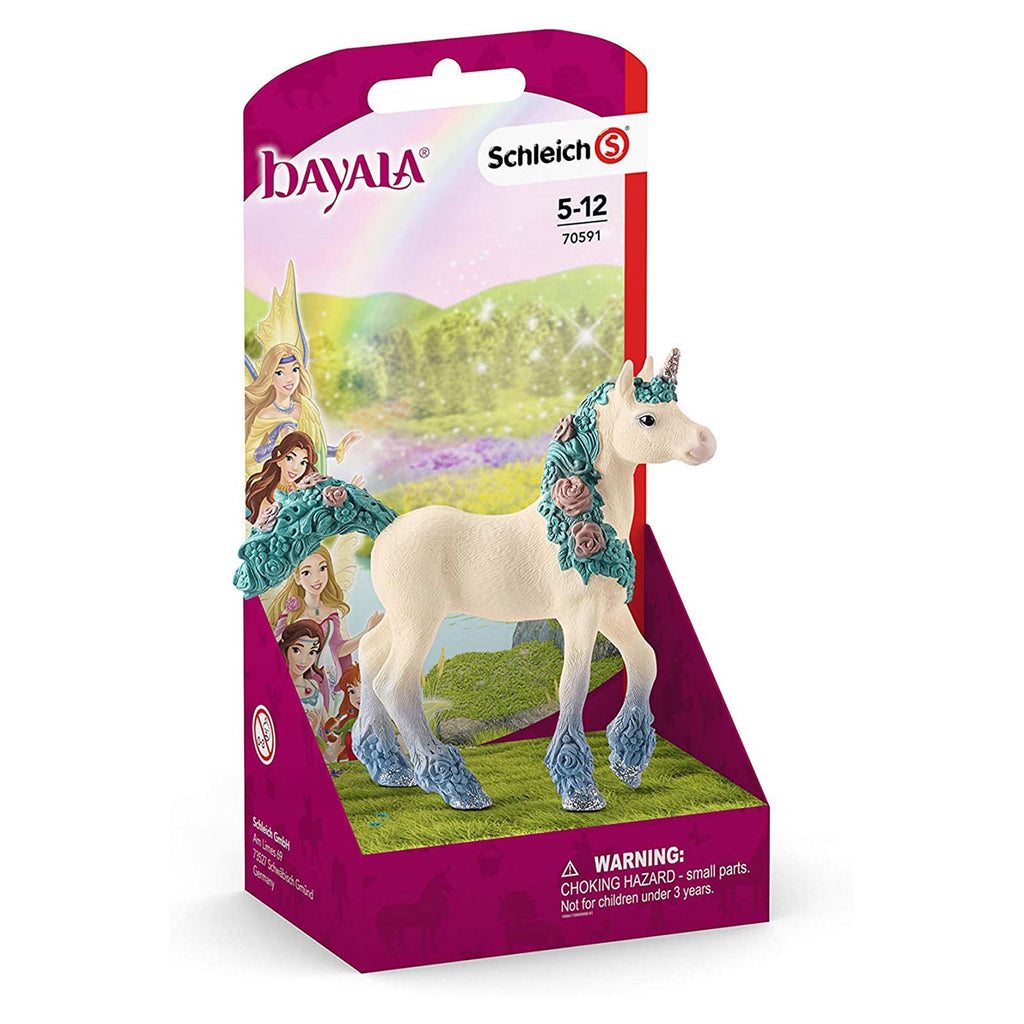Schleich Flower Unicorn Foal Mare Bayala Fantasy Figure