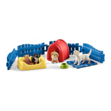 Schleich Farm World Puppy Pen Animal Figure Set - Radar Toys