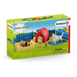 Schleich Farm World Puppy Pen Animal Figure Set - Radar Toys