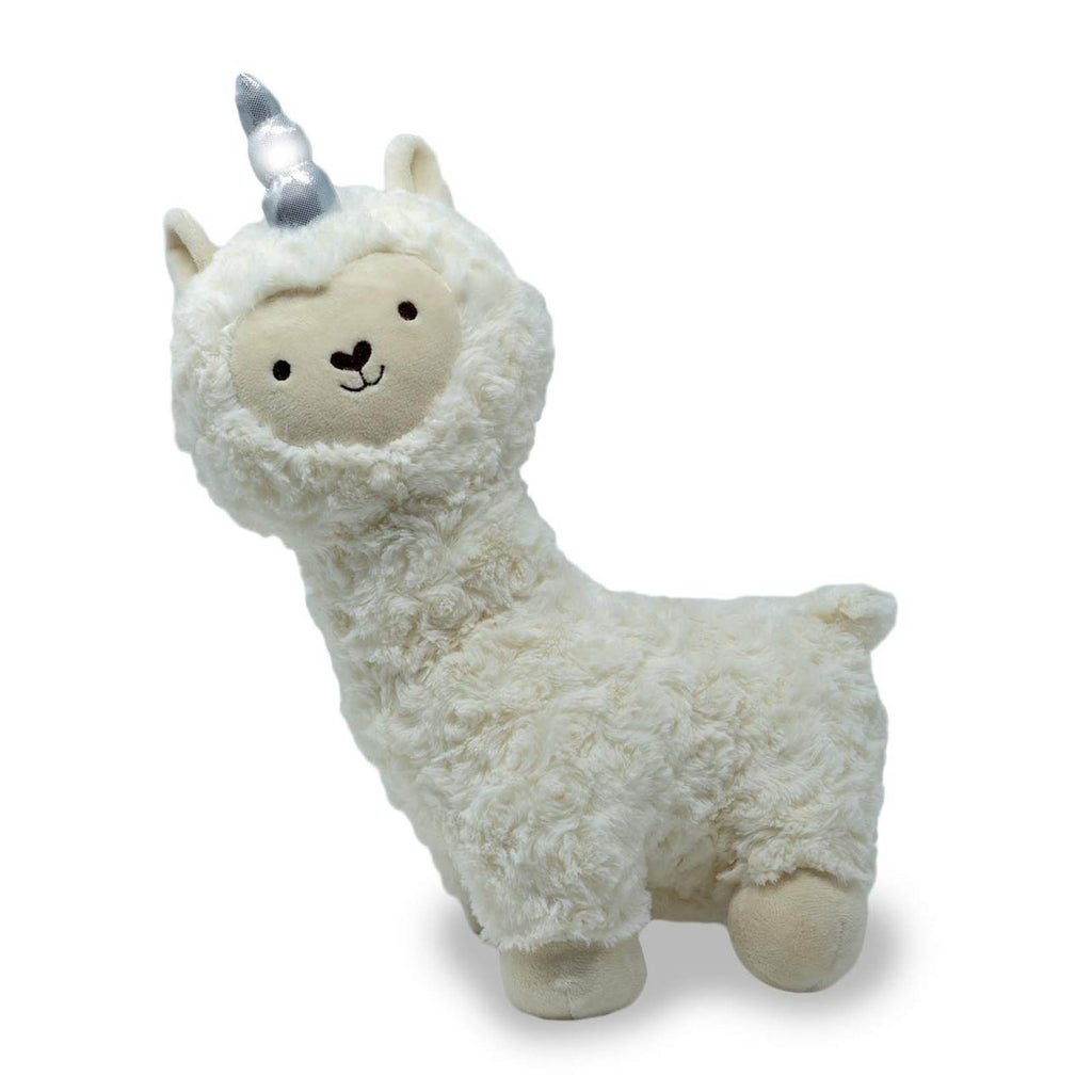 Cuddle Barn Lovely Lamacorn Cream 14 Inch Plush With Sound - Radar Toys