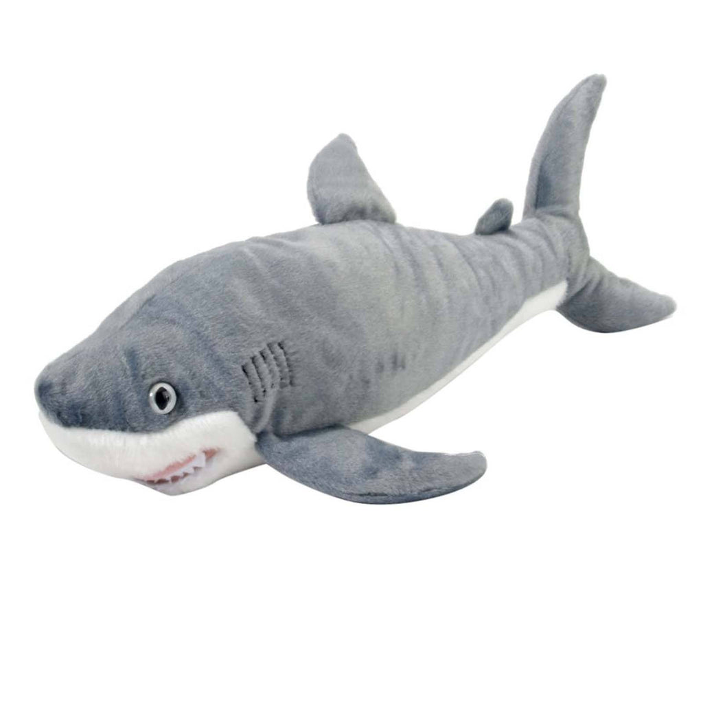 Cuddlekins Great White Shark 14 Inch Animal Plush Figure - Radar Toys