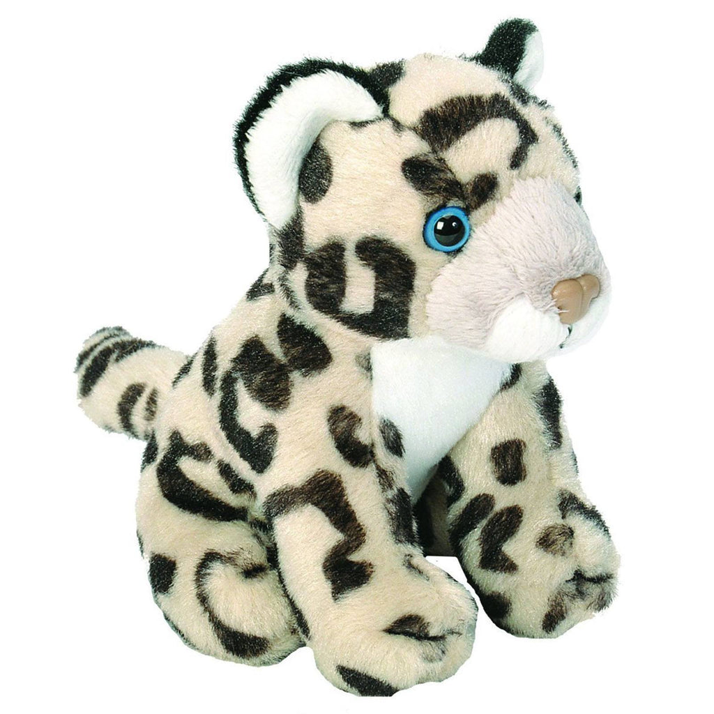 Cuddlekins Lil's Snow Leopard 5 Inch Animal Plush Figure - Radar Toys