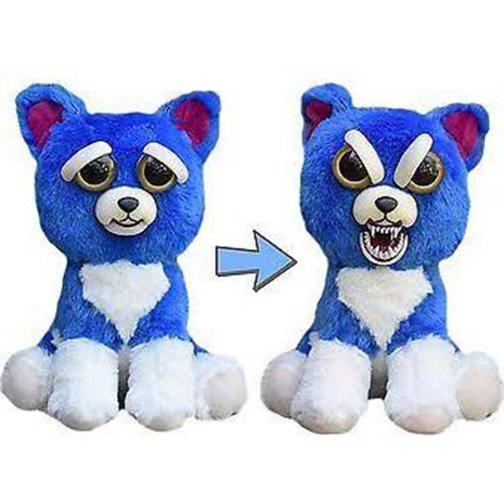 Feisty Pets Freddy Wreckingball Blue Dog Plush Figure - Radar Toys
