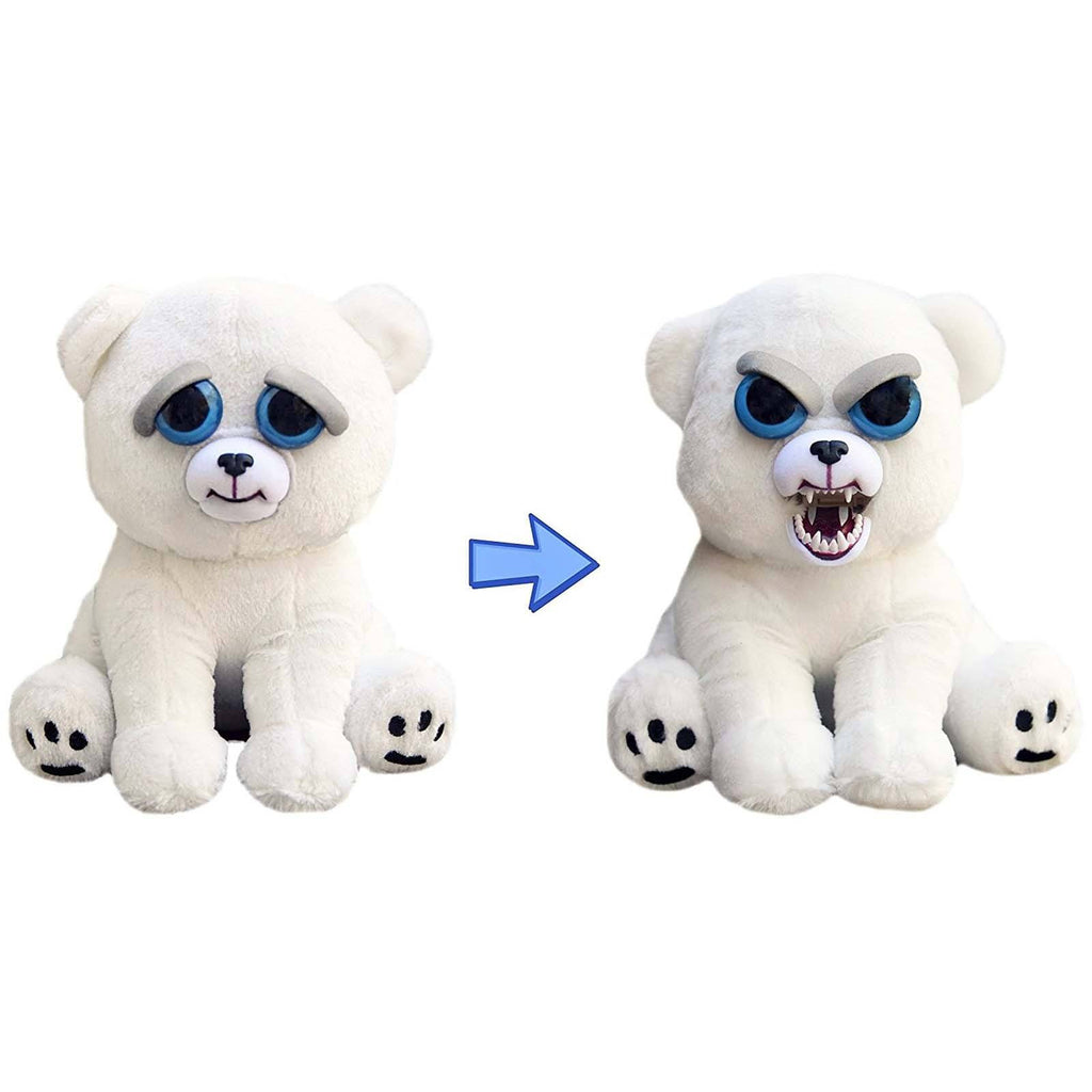 Feisty Pets Karl The Snarl Polar Bear Plush Figure - Radar Toys