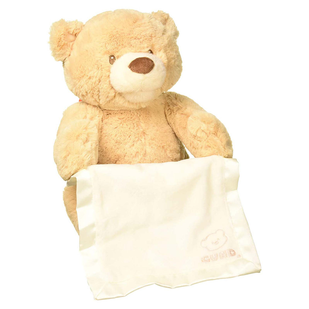 Gund Baby Peek A Boo Teddy Bear Brown 11 Inch Animated Plush Figure - Radar Toys