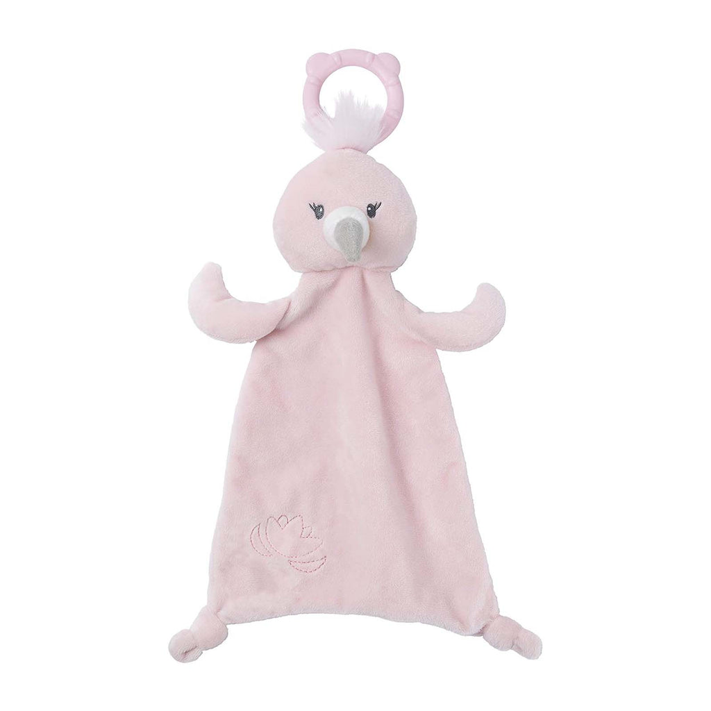 Gund Baby Toothpick Flamingo Pink Plush Teether - Radar Toys