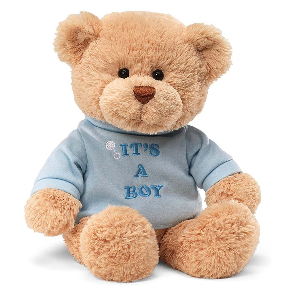 Gund It's A Boy T-Shirt Teddy Bear 12 Inch Plush Figure - Radar Toys