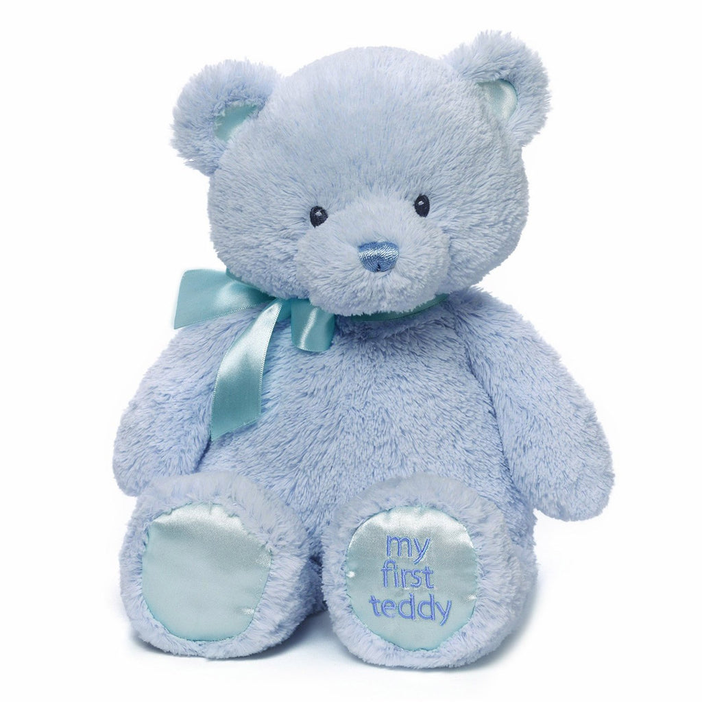 Gund My 1st Teddy Bear Blue 15 Inch Plush