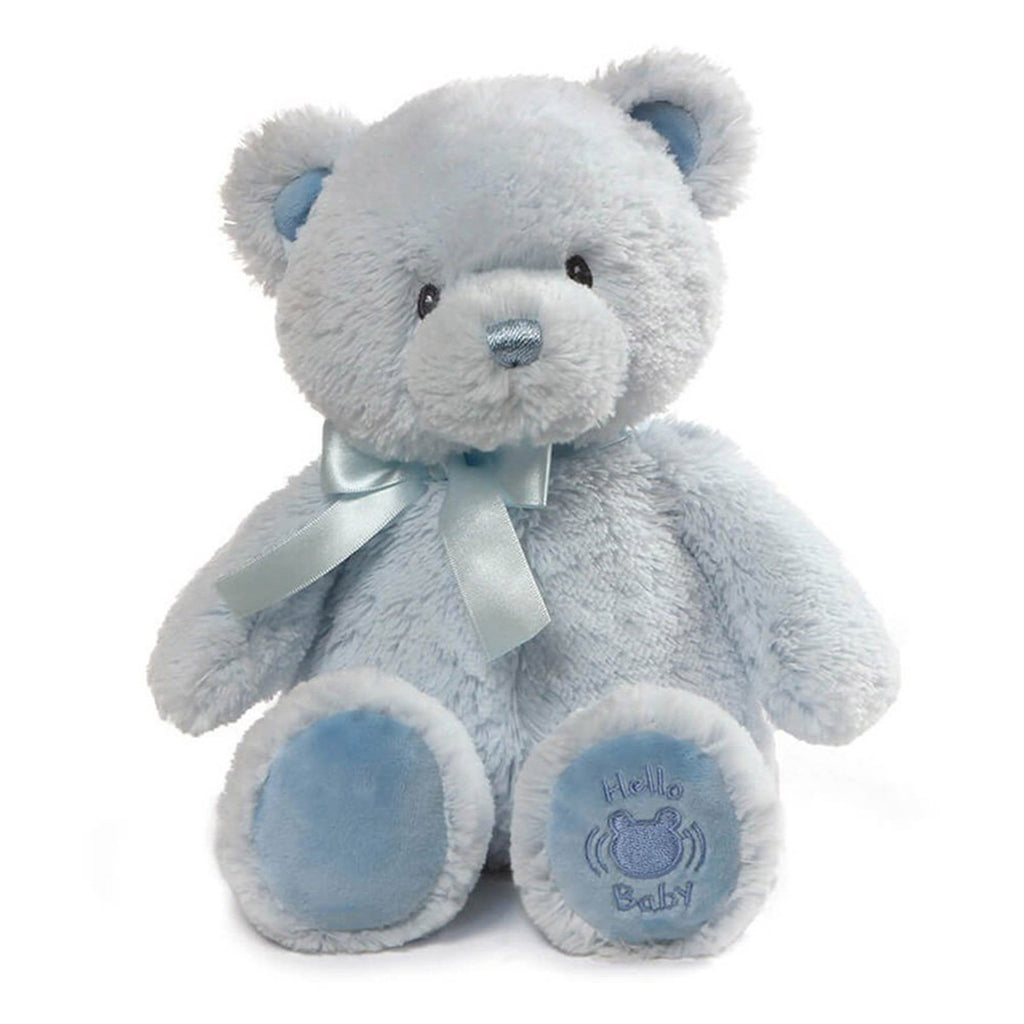 Gund My 1st Teddy Bear Blue With Sound 10 Inch Plush - Radar Toys