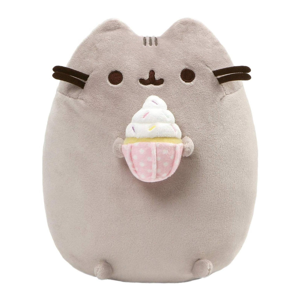 Gund Pusheen Snackables Sprinkled Cupcake 9.5 Inch Plush Figure - Radar Toys
