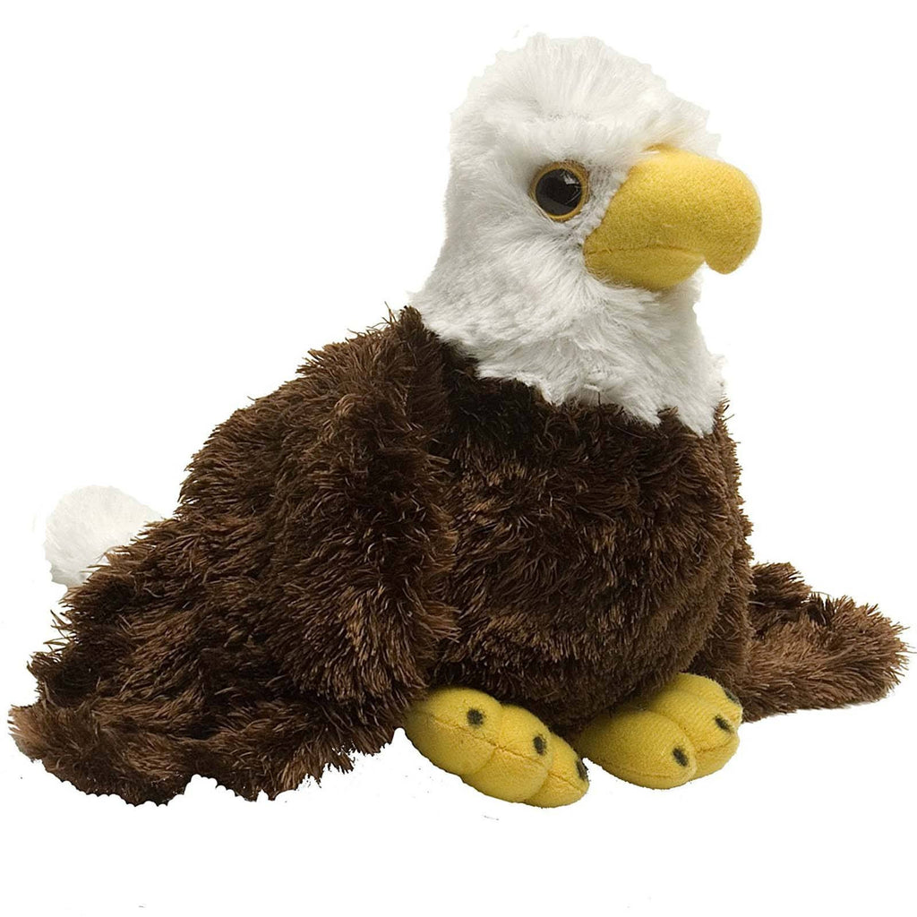 Hug'ems Mini Bald Eagle 7 Inch Animal Plush Figure - Radar Toys
