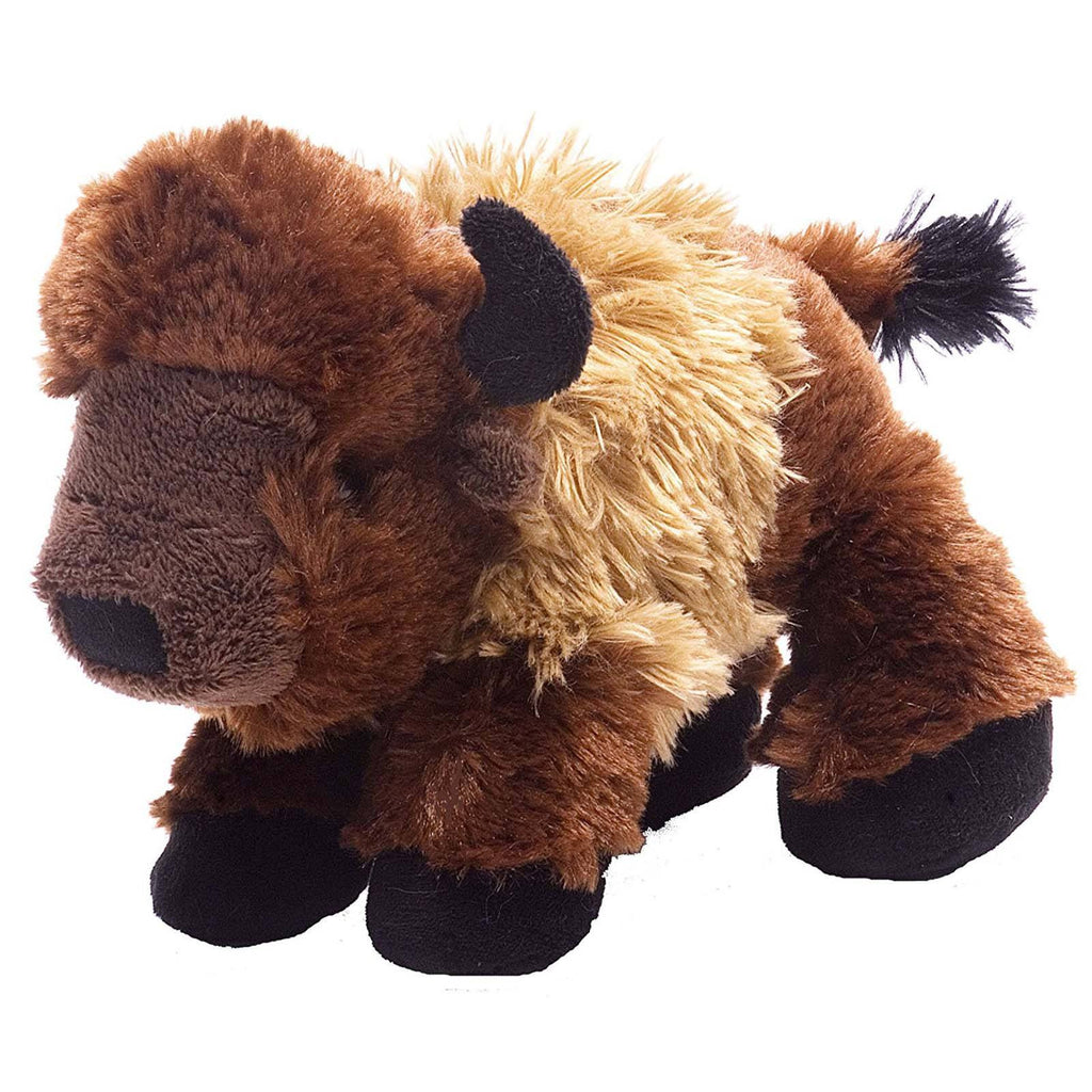 Hug'ems Mini Bison 7 Inch Animal Plush Figure - Radar Toys
