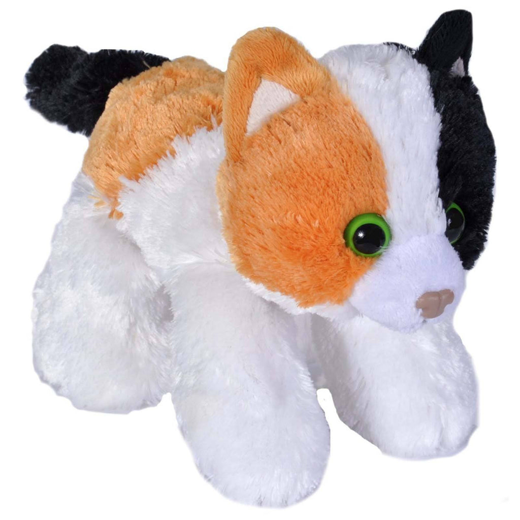 Hug'ems Mini Calico Cat 7 Inch Animal Plush Figure - Radar Toys
