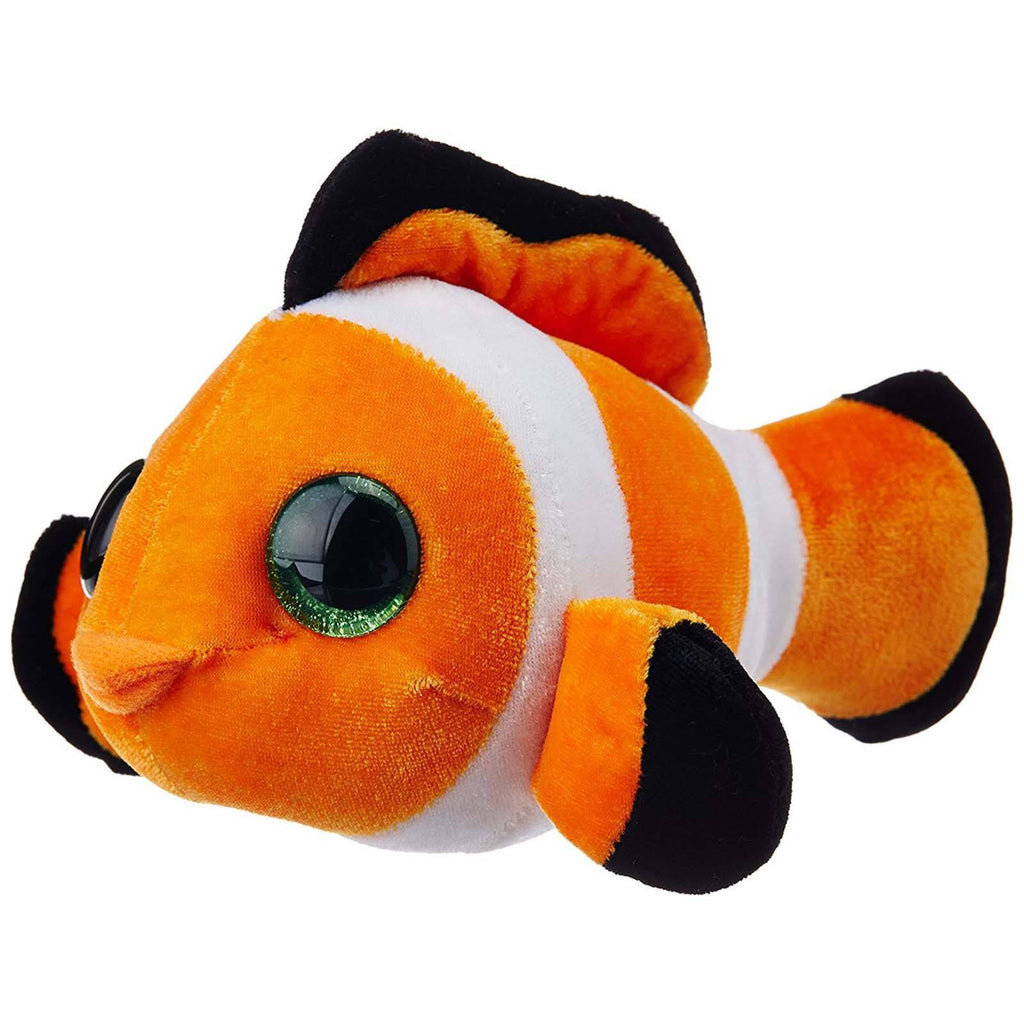 Li'l Sweet And Sassy Clownfish Tangerine 5 Inch Animal Plush Figure - Radar Toys