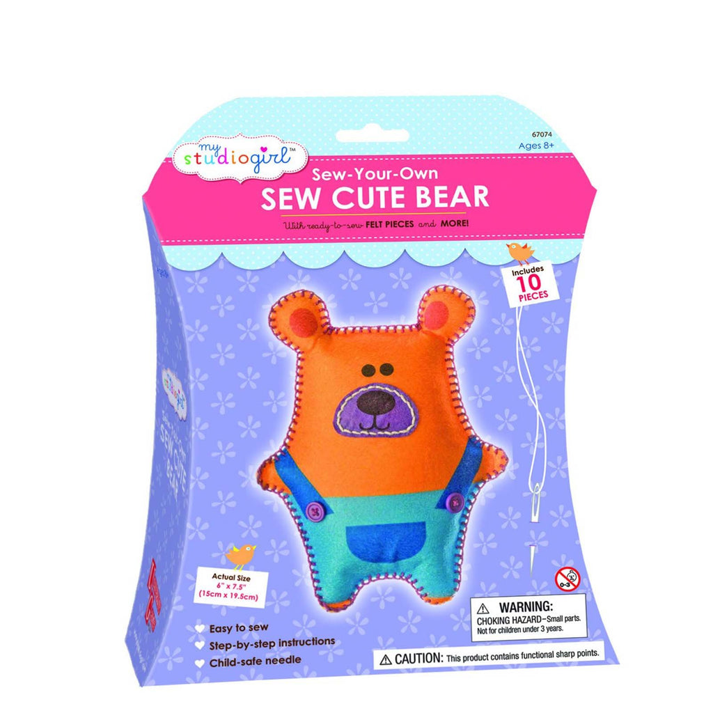 My Studio Girl Bear Cute Sew Set - Radar Toys