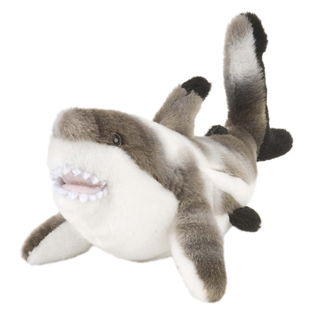 Wild Republic Cuddlekin Mini Shark Black Tipped 9 Inch Animal Plush - Radar Toys