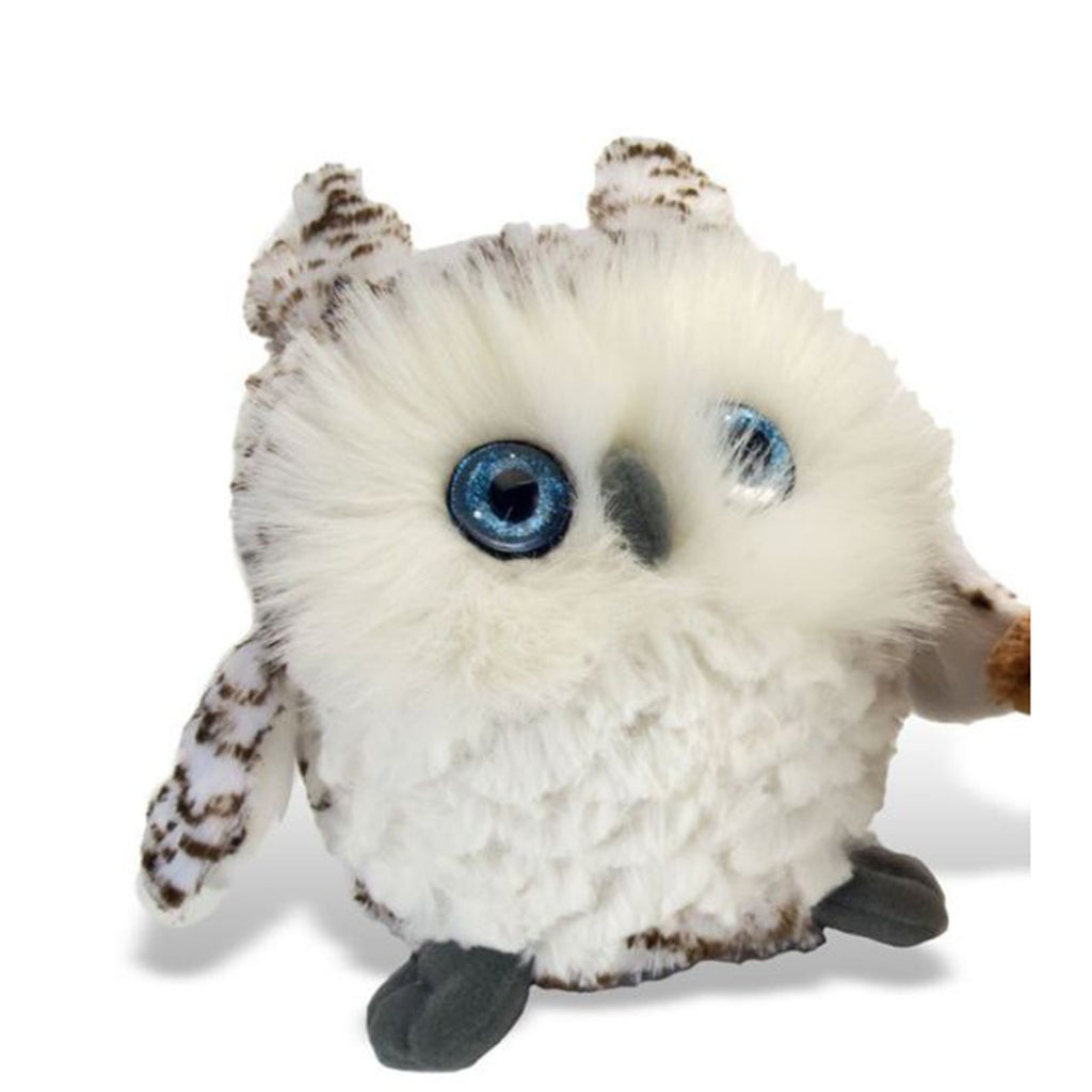 Wild Republic Fuzzballs Snowy Owl 6 Inch Animal Plush - Radar Toys