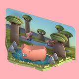 Halftoys Hippo Animal Series Toy Set - Radar Toys