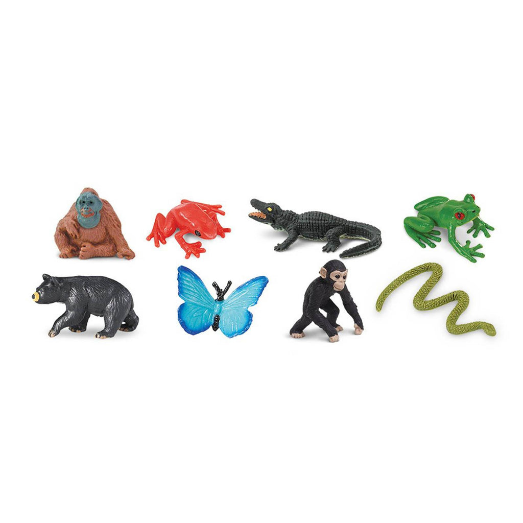 Rainforest Fun Pack Mini Good Luck Figures Safari Ltd