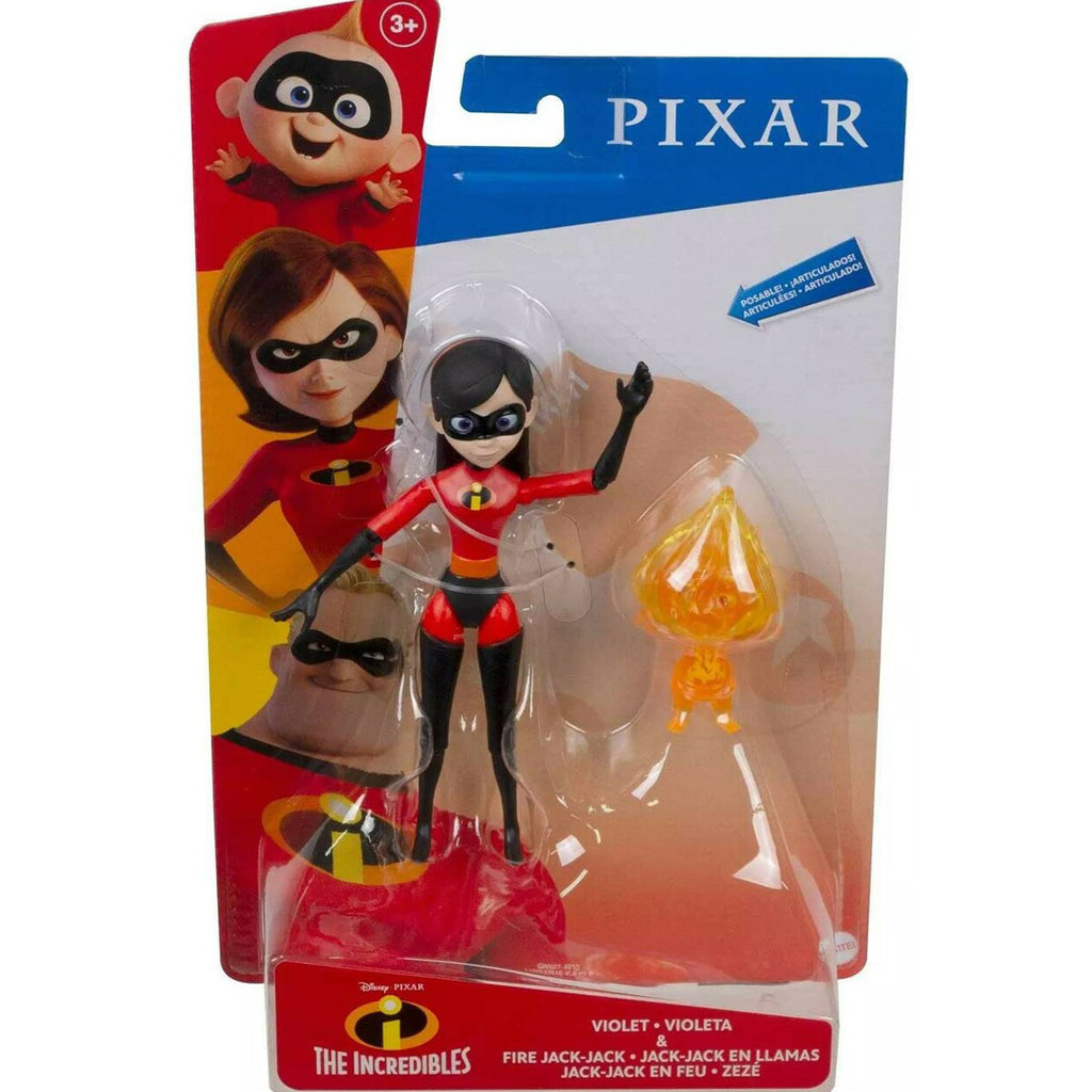 Disney Pixar Core Incredibles Violet Fire Jack-Jack Figure Set